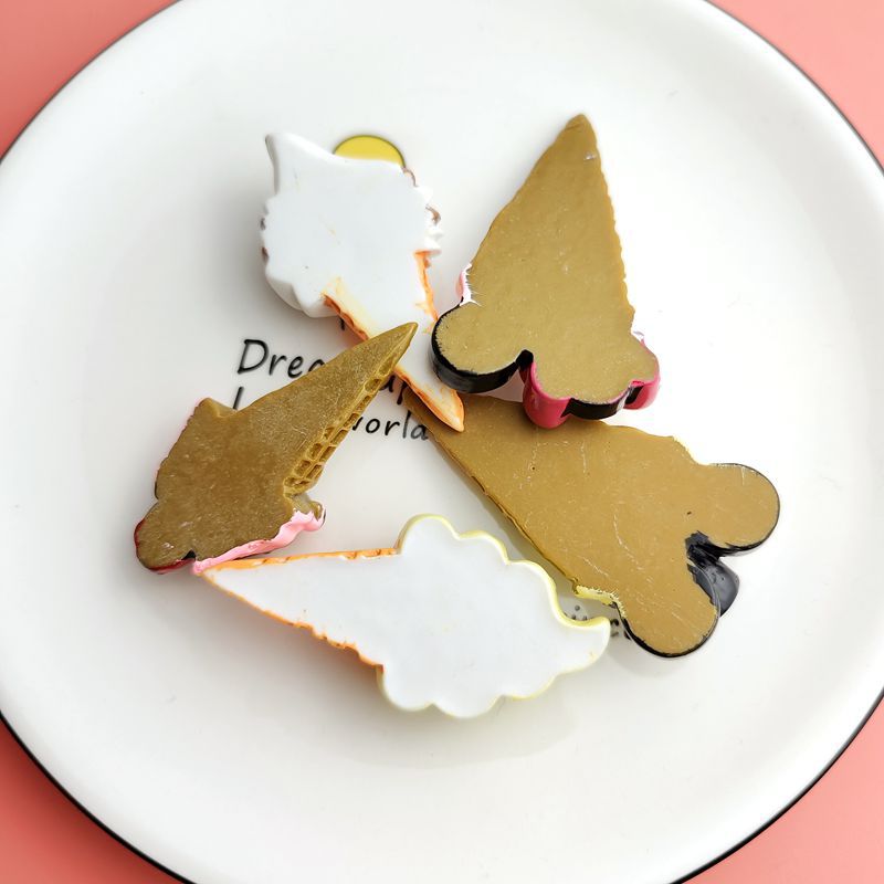 Large food and play convenience store ice cream resin accessories artificial painting DIY refrigerator magnet car decoration live broadcast accessories