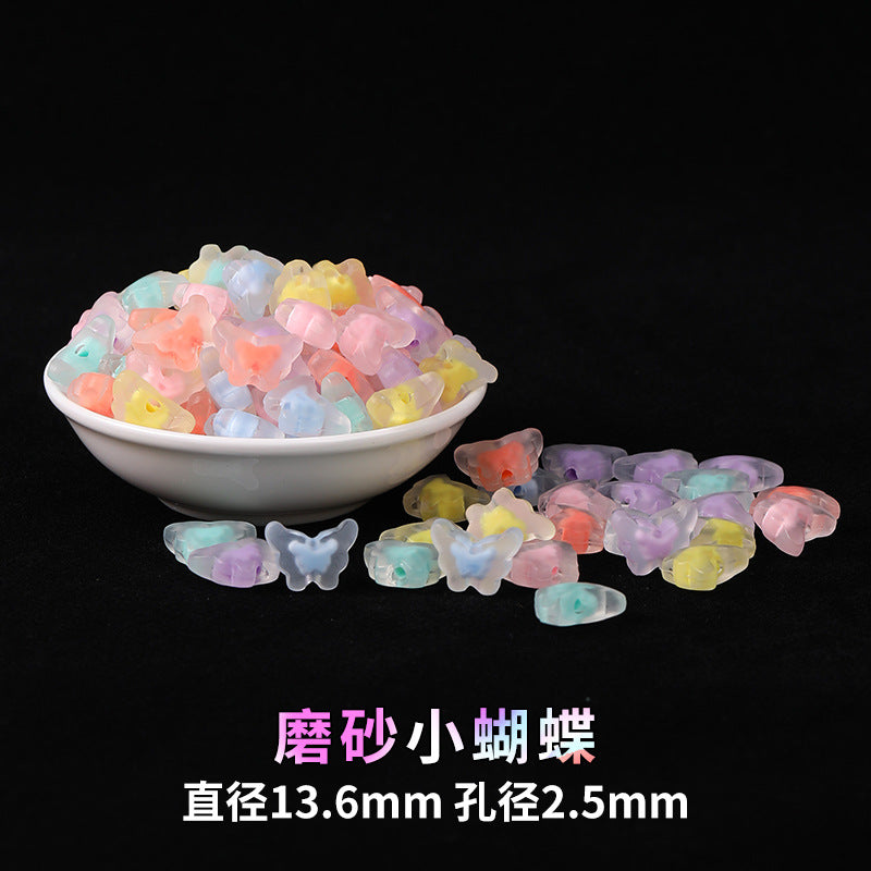 Mobile phone chain beading mixed handmade DIY material bag pendant material bag set box acrylic loose bead beading loose batch