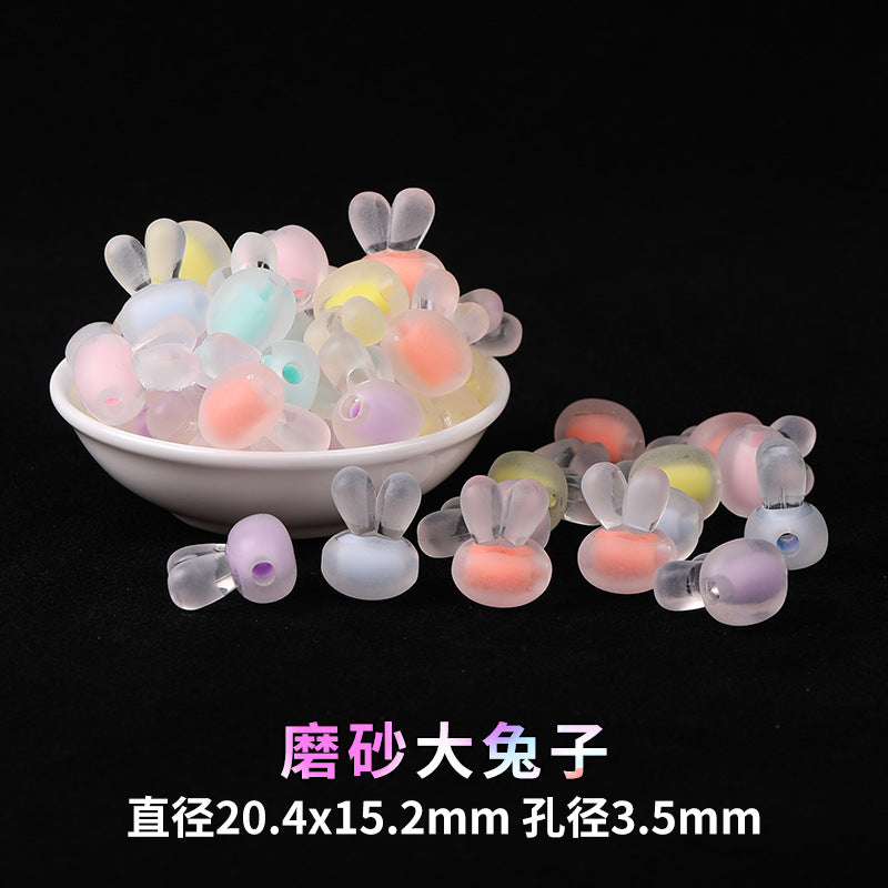 Mobile phone chain beading mixed handmade DIY material bag pendant material bag set box acrylic loose bead beading loose batch