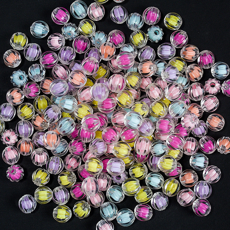 Mobile phone chain beading mixed handmade DIY material bag pendant material bag set box acrylic loose bead beading loose batch