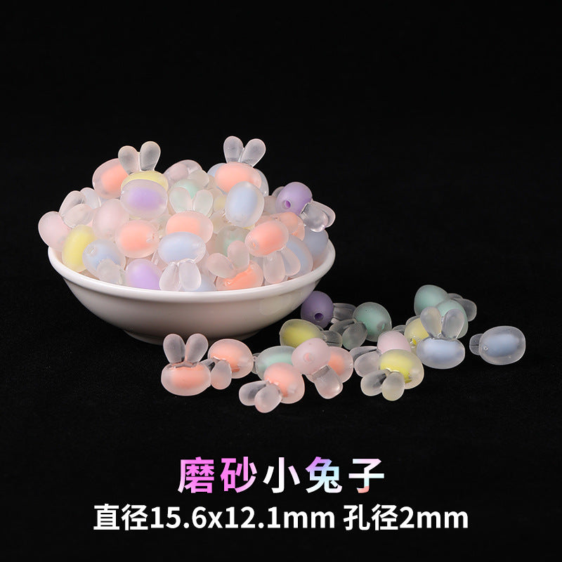 Mobile phone chain beading mixed handmade DIY material bag pendant material bag set box acrylic loose bead beading loose batch