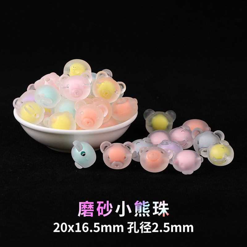 Mobile phone chain beading mixed handmade DIY material bag pendant material bag set box acrylic loose bead beading loose batch