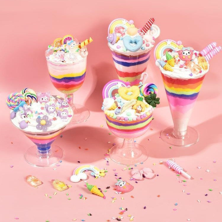 DIY ice cream gum large ice cream cup material pack children's toys food play ice cream cup accessories