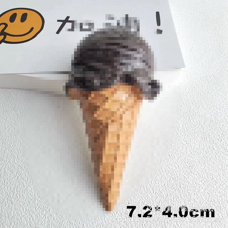 Large food and play convenience store ice cream resin accessories artificial painting DIY refrigerator magnet car decoration live broadcast accessories