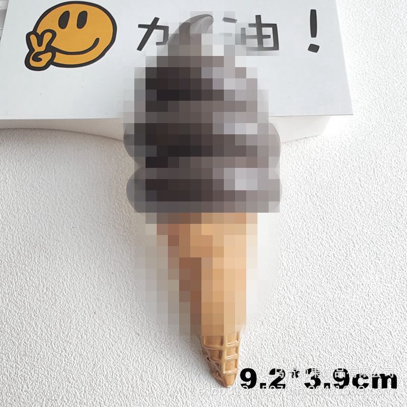 Large food and play convenience store ice cream resin accessories artificial painting DIY refrigerator magnet car decoration live broadcast accessories
