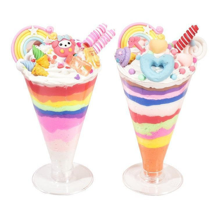 DIY ice cream gum large ice cream cup material pack children's toys food play ice cream cup accessories